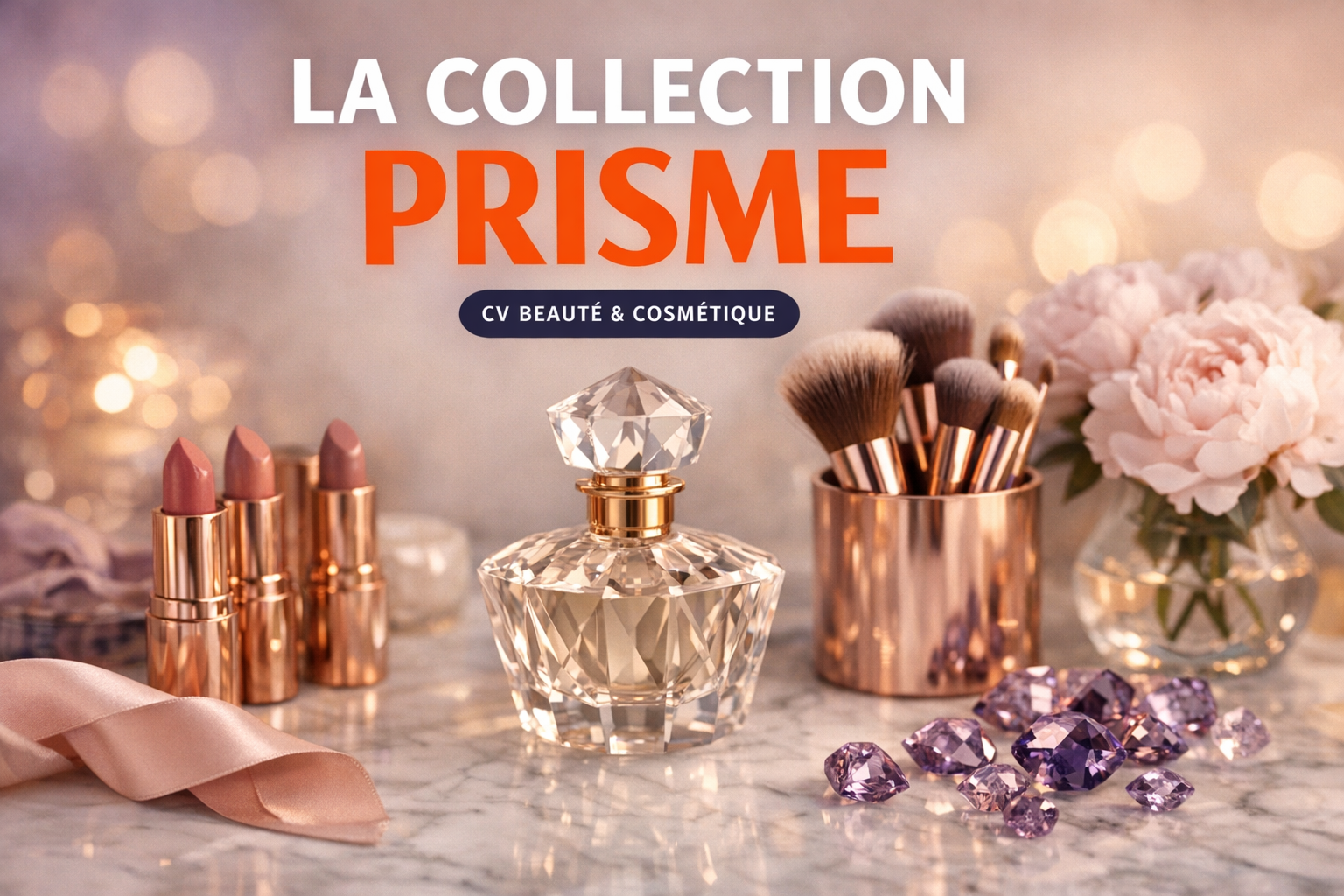 CV beauté & cosmétique : sublimer votre parcours avec la collection Prisme