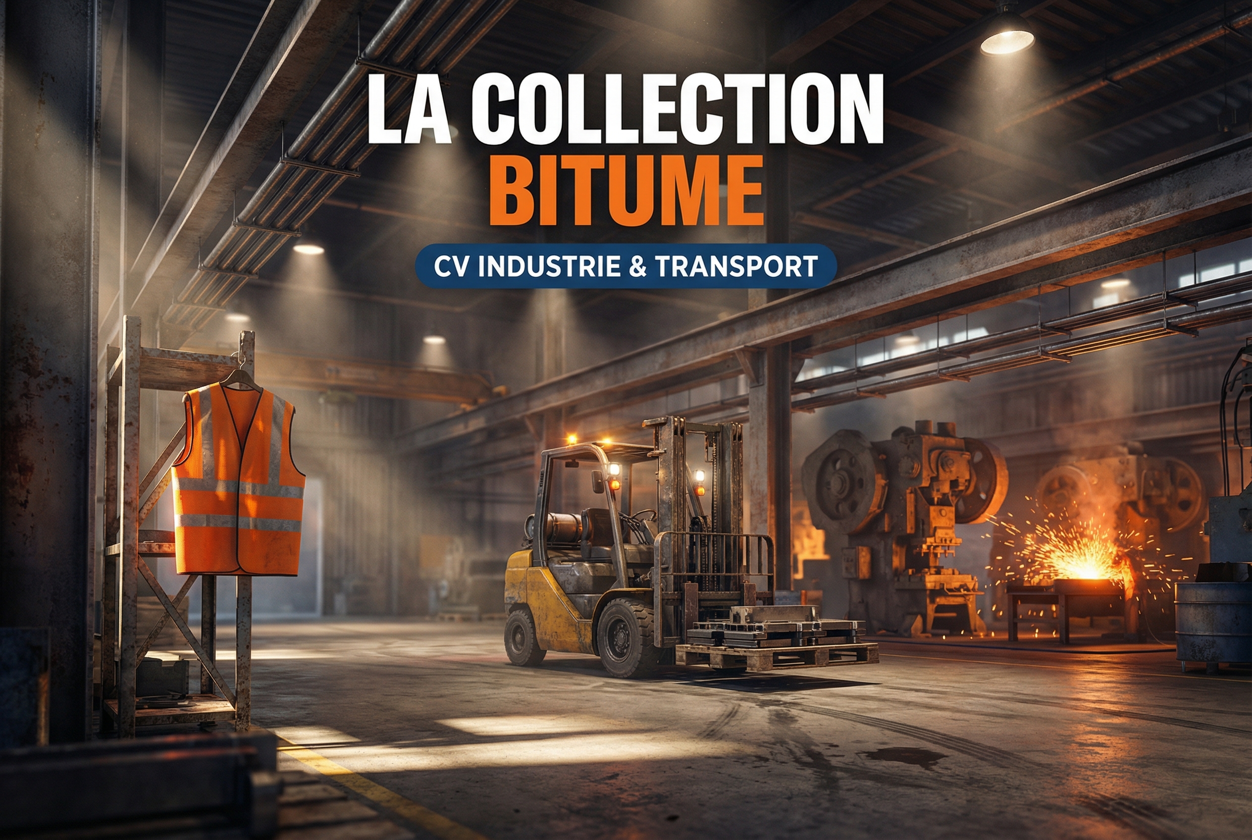 CV industrie & transport : la collection Bitume pour les métiers terrain