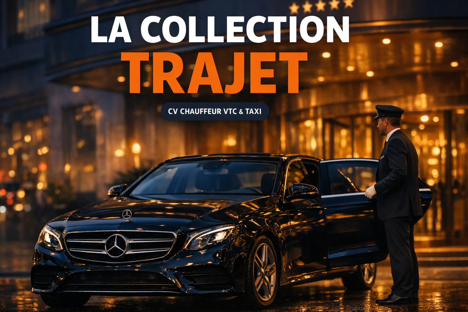 CV chauffeur VTC & taxi : structurez votre candidature avec la collection Trajet