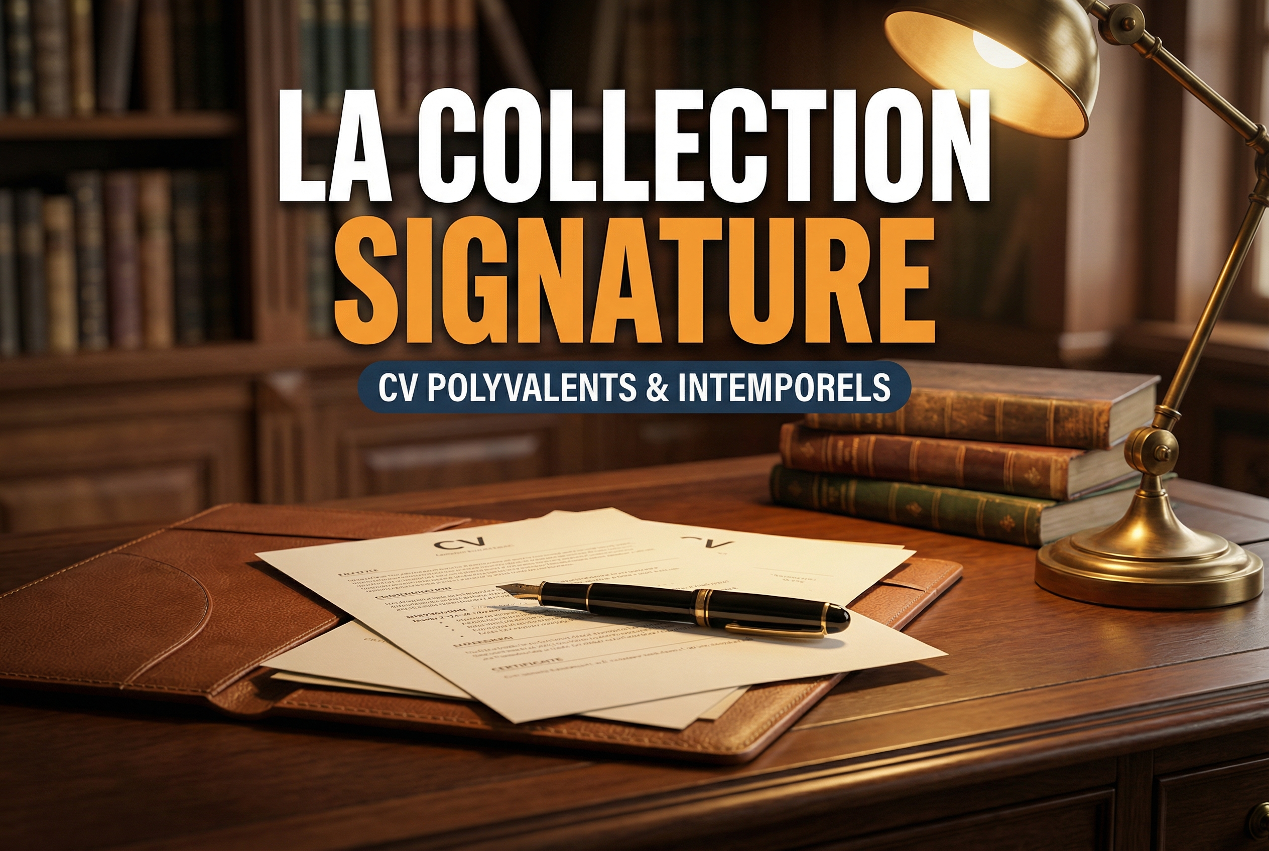 La collection Signature : nos CV polyvalents et intemporels
