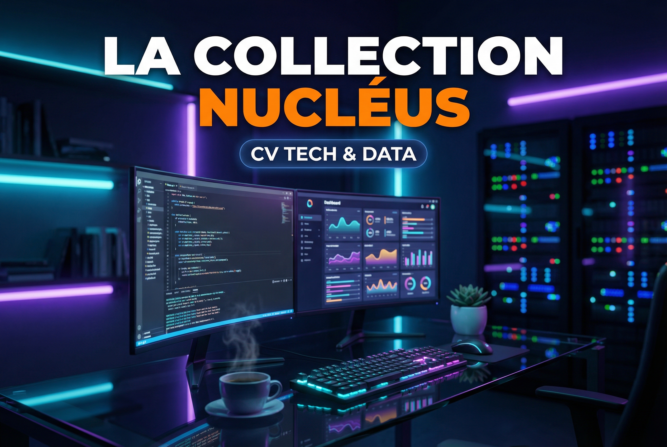 CV tech & data : la collection Nucléus pour les développeurs et data scientists